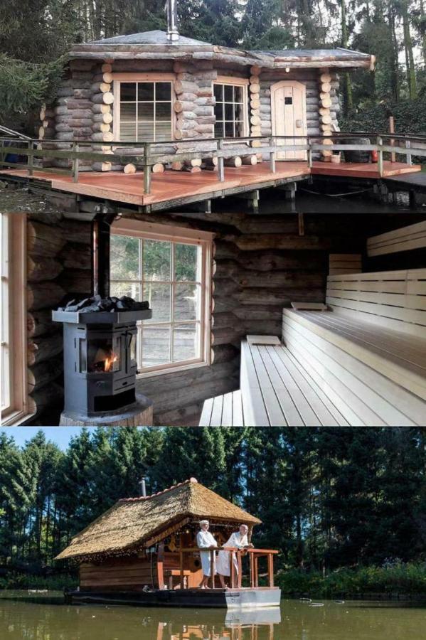 Charmant Chalet Op Een Bospark Op De Veluwe Βίλα Putten Εξωτερικό φωτογραφία